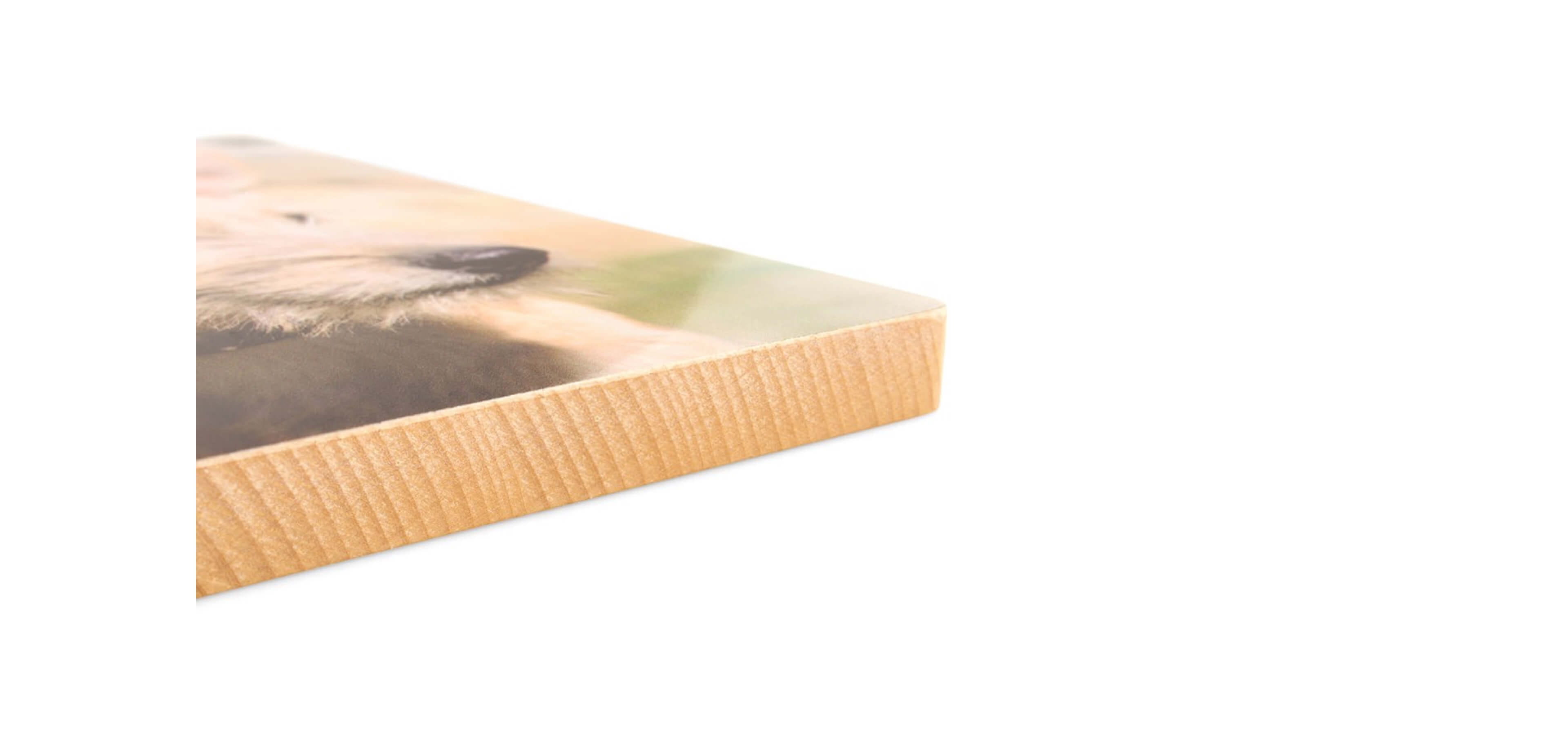 Zno Wood Plaque Photo Stand